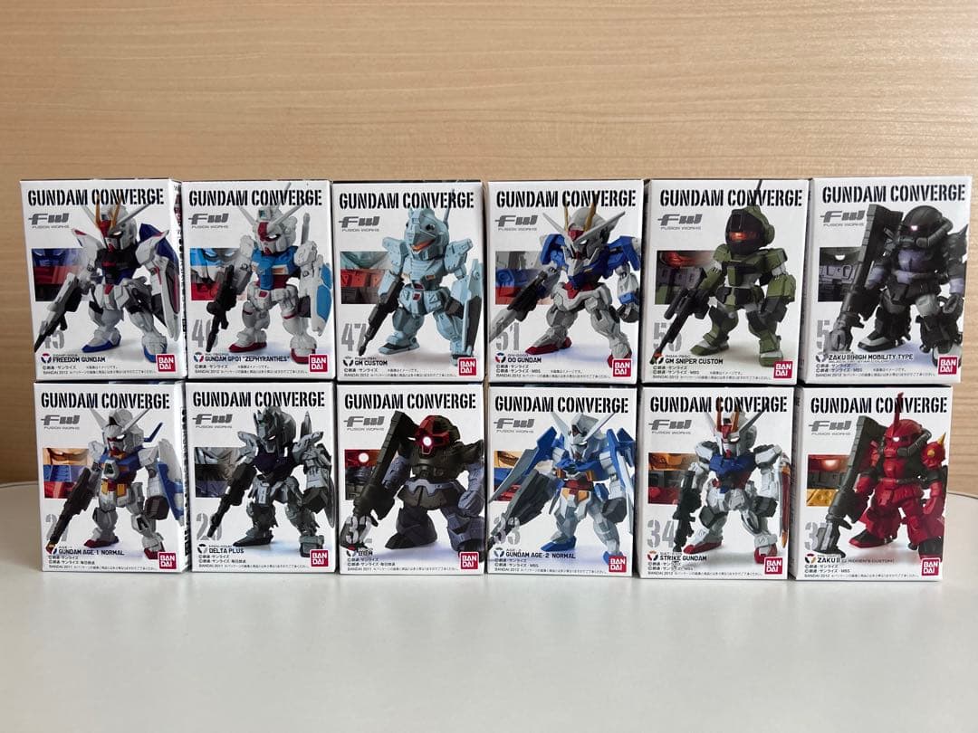 バンダイ　GUNDAM CONVERGE 21個セット