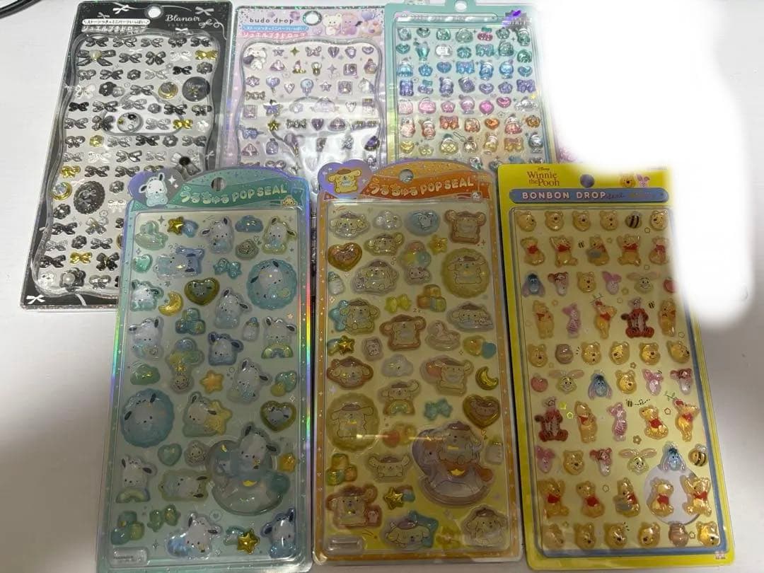 ボンボンドロップ うるちゅる シール サンリオ オリジナル ディズニー