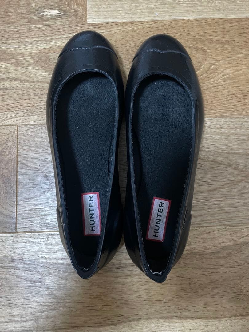 HUNTER アダムエロペ　バレエシューズ
