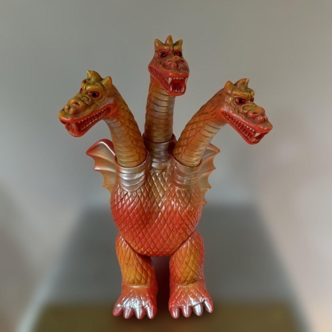 怪獣ソフビ　キングギドラ　マルサン電撃怪獣大作戦 ソフビ