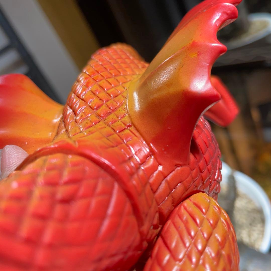 怪獣ソフビ　キングギドラ　マルサン電撃怪獣大作戦 ソフビ