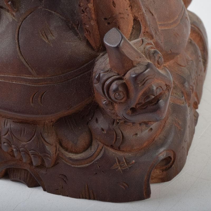 バリ島　インドネシア　木彫　ガルーダ像　置物　C　9116A