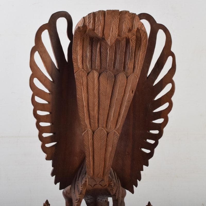 バリ島　インドネシア　木彫　ガルーダ像　置物　C　9116A