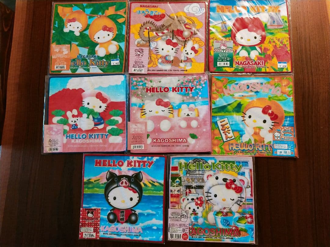 キティ ご当地タオル129枚+7枚セット