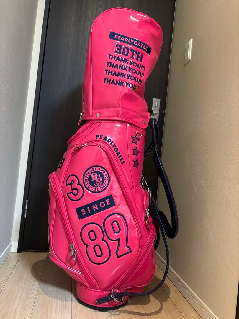 【完売品・希少品】パーリーゲイツ　30周年限定　キャディバッグ　ピンク