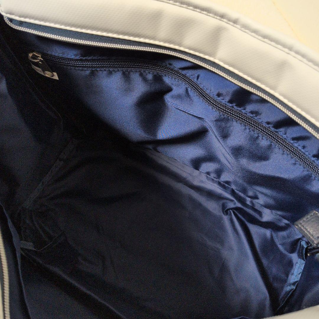 美品♡トミーヒルフィガーゴルフ ロッカーバック レザー エナメル トートバッグ