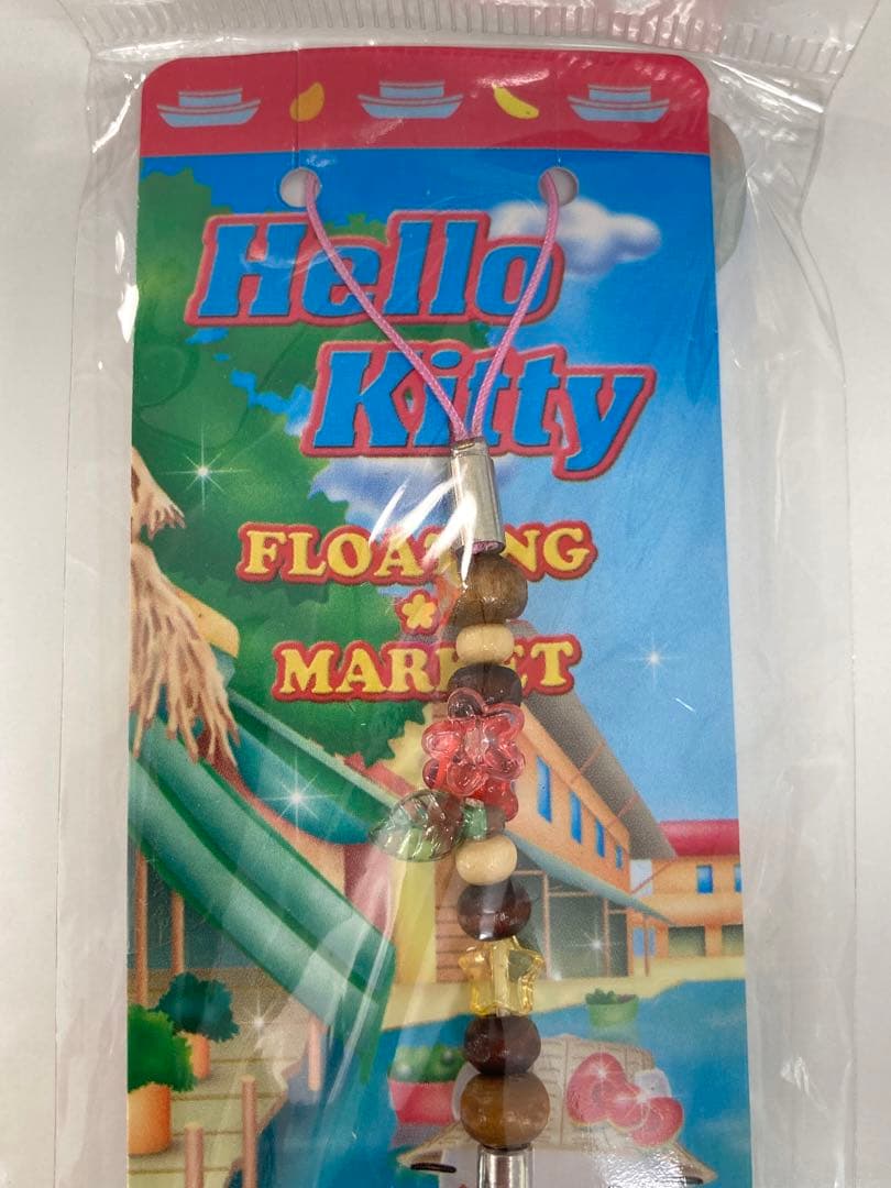 ◎未開封◎ タイ　限定 ハローキティ ストラップ 水上市場　Sanrio 根付け