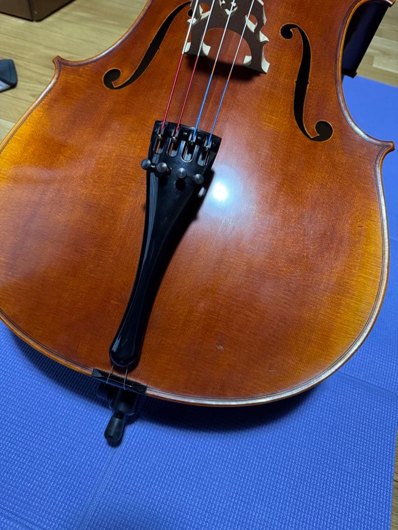 チェロ　ヒューメビアンカ　サイズ4/4 本体　弓　付属品