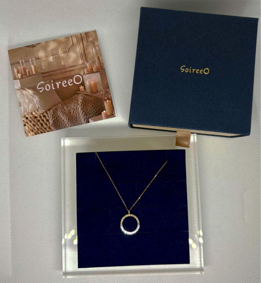 Nissy soireeO ソワレオー K10 ダイヤモンド Oネックレス