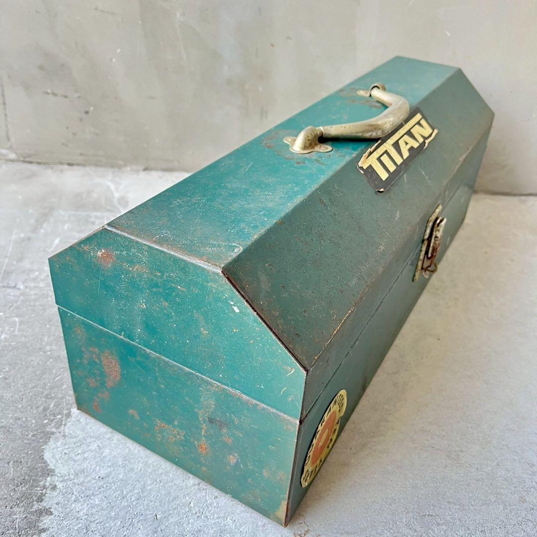 【USA vintage】70年代　工具箱　ツールボックス　アメリカ　ビンテージ