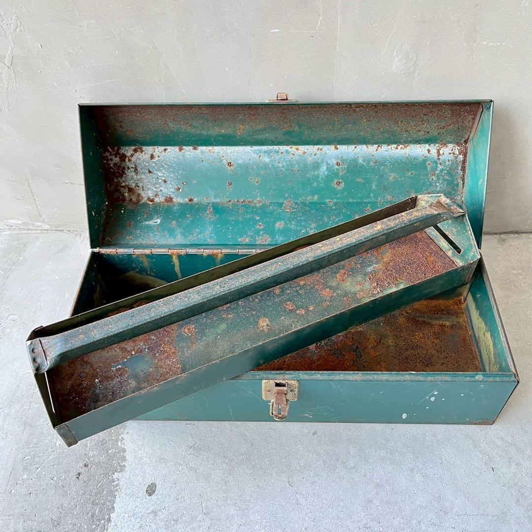 【USA vintage】70年代　工具箱　ツールボックス　アメリカ　ビンテージ