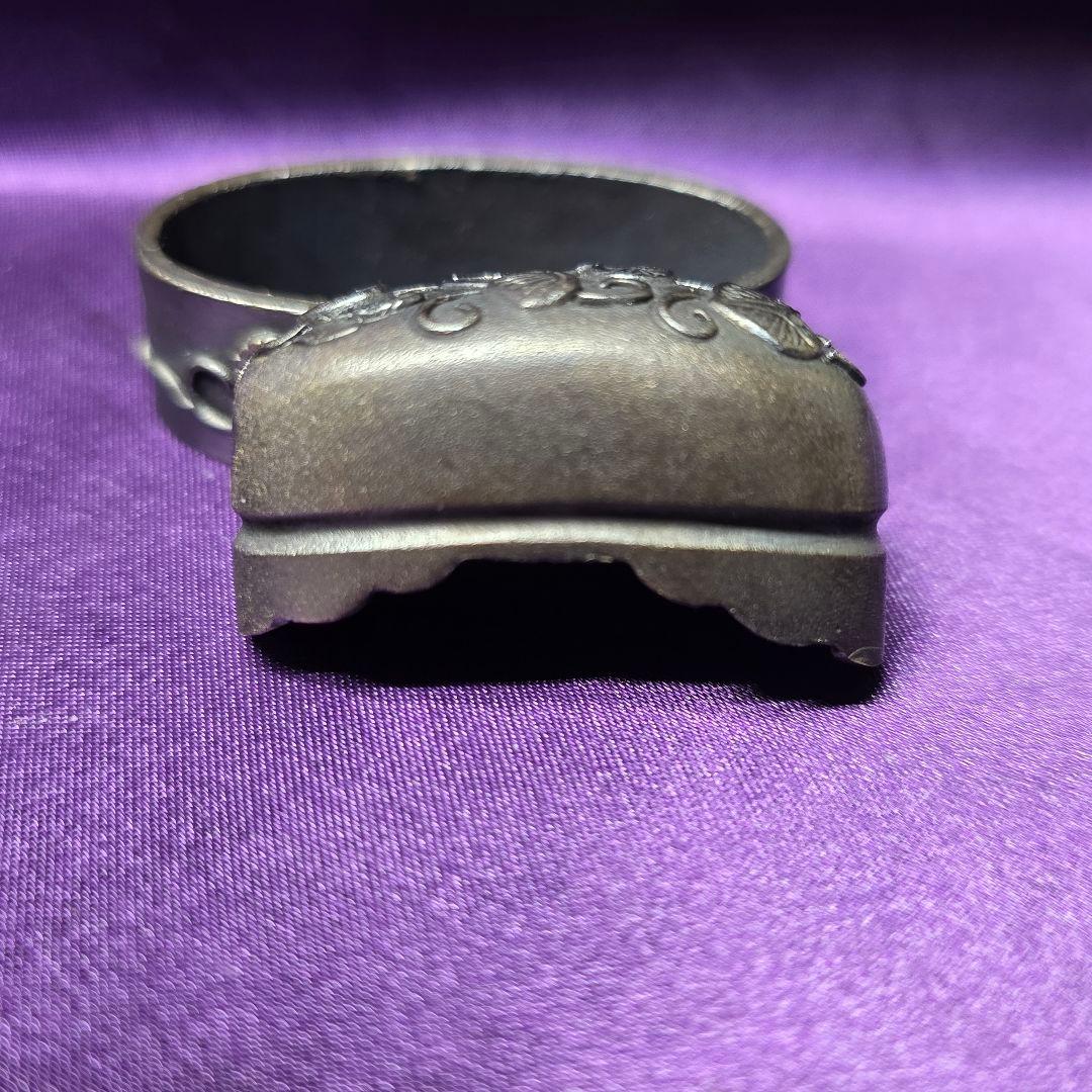 葵葉図一作五点　大縁40mm 刀装具