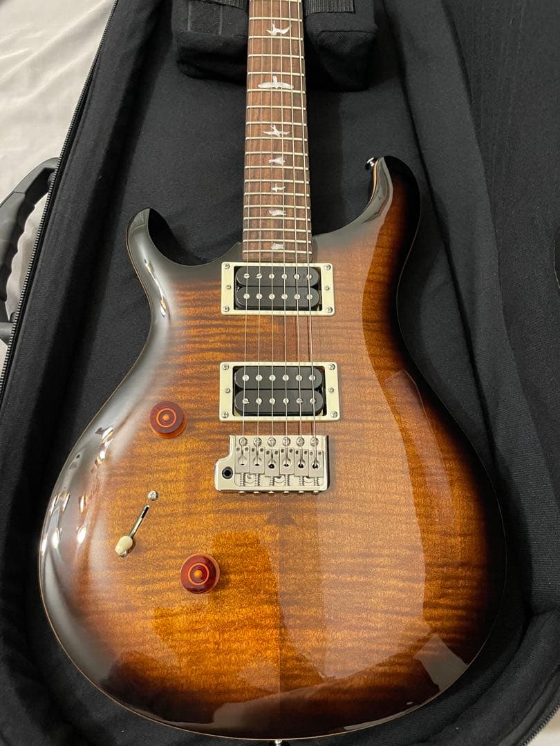ギター PRS SE Custom24 lefty Black Gold Burst