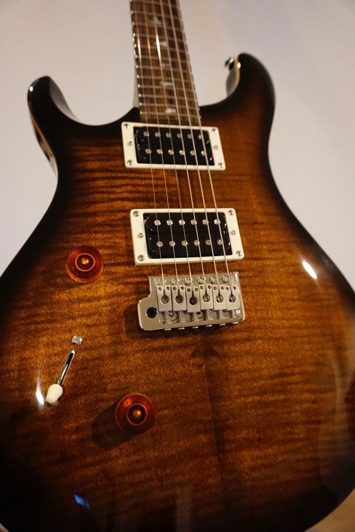 ギター PRS SE Custom24 lefty Black Gold Burst