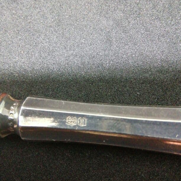 アンティークティーナイフ6本セットスターリングシルバー＆ステンレス1929年