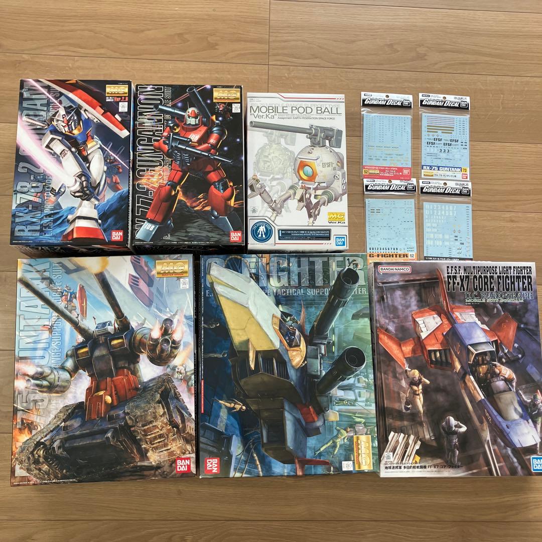 ガンプラセット RX-78-2 GUNDAM Ver. 2.0 他