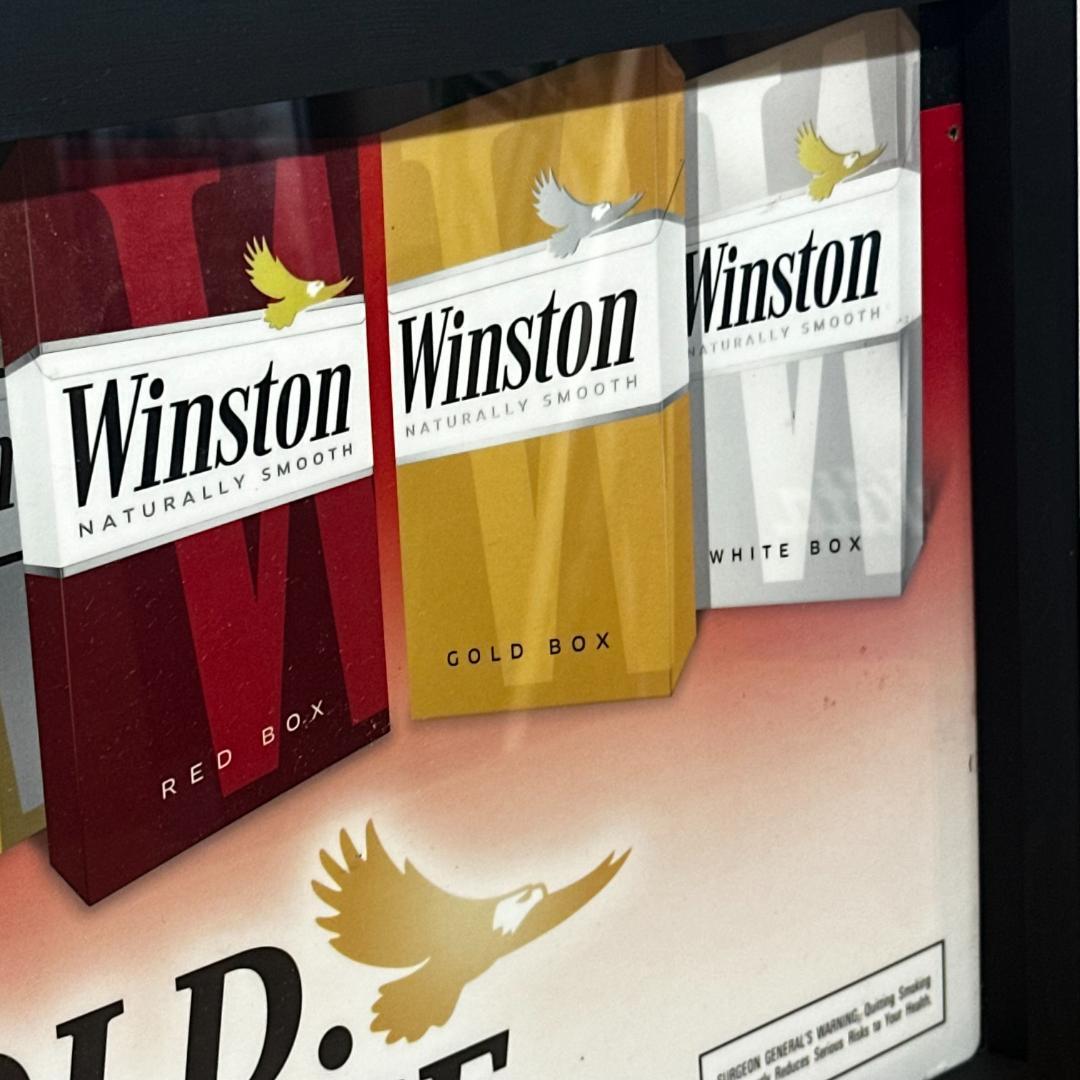 Winston（ウィンストン）BOLD CHOICE アメリカコンビニ広告サイン