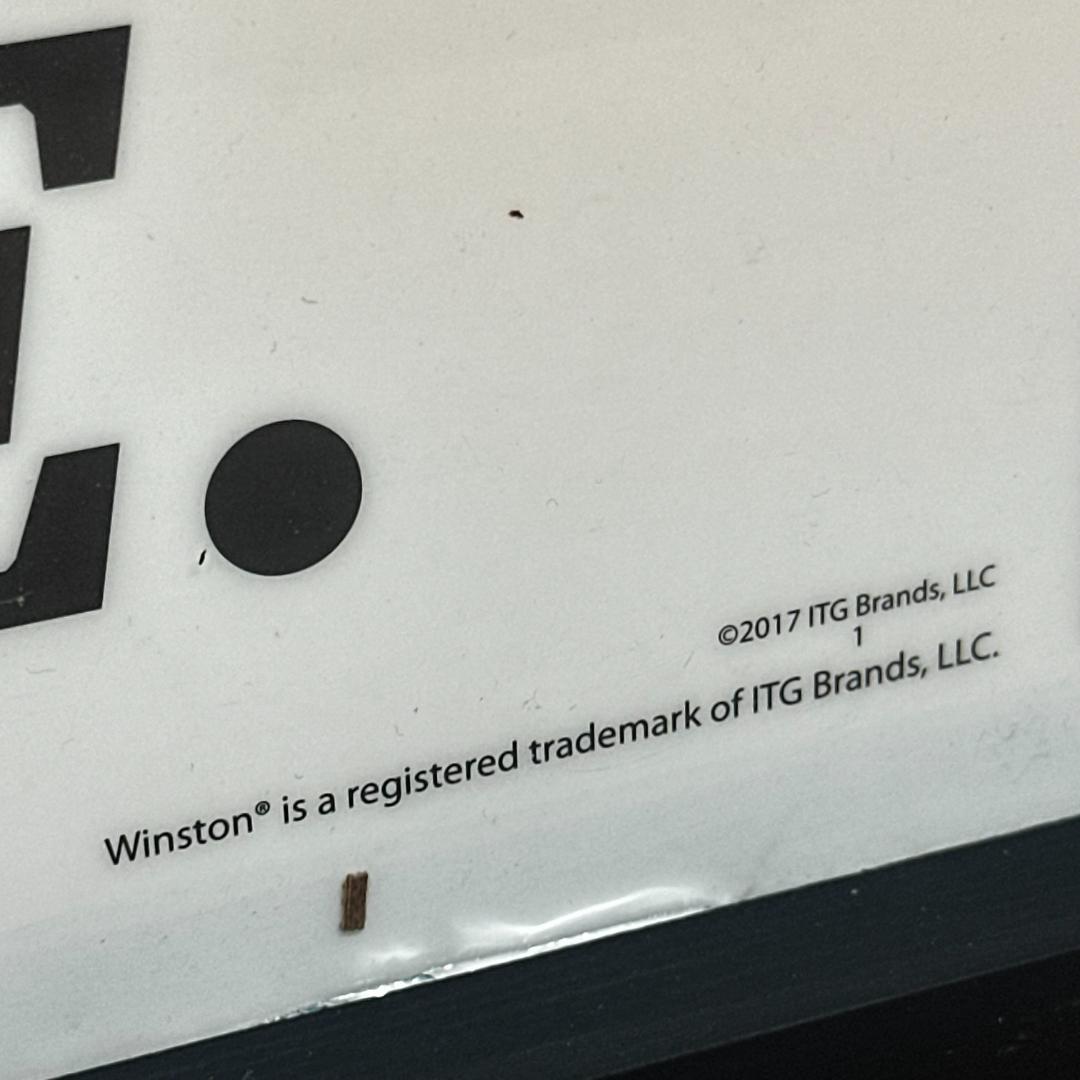 Winston（ウィンストン）BOLD CHOICE アメリカコンビニ広告サイン