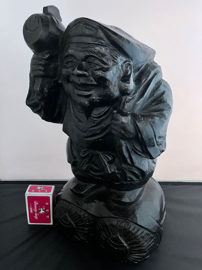 般若　純一郎　大黒天 七福神　仏像 銅製　銅製　彫刻　置物　金運　縁起物　骨董