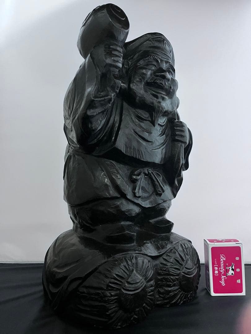 般若　純一郎　大黒天 七福神　仏像 銅製　銅製　彫刻　置物　金運　縁起物　骨董