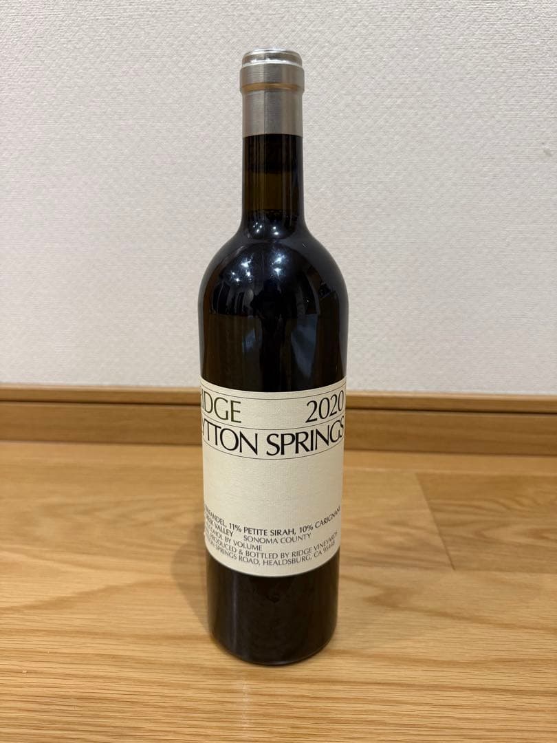 リッジ リットン スプリングス 2020 ワイン
