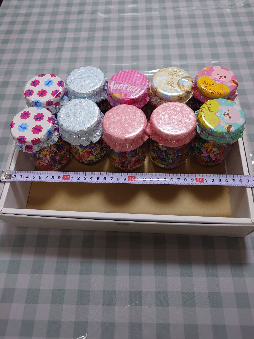 ミニミニ千羽鶴のびん詰め10個セット