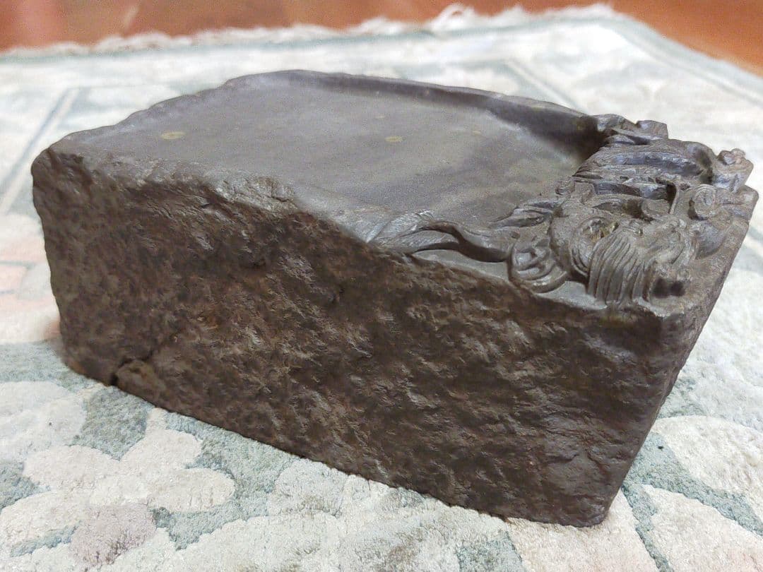 ♥中国　端渓　硯　多眼　端渓硯　５　骨董品