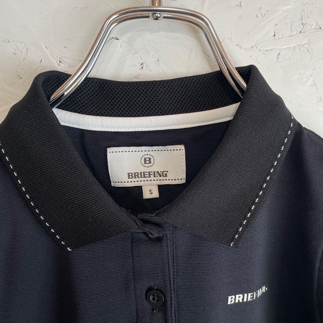 ゴルフウェア　日本製【BRIEFING】ストレッチ ノースリーブポロシャツ　S