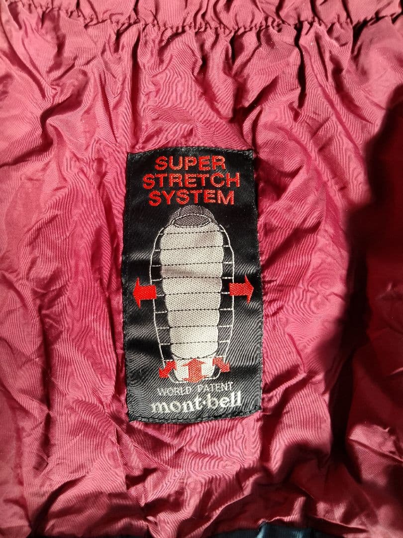 【価格交渉OK】モンベル、バロウバッグ＃3 、シュラフ、スーパーストレッチ、寝袋