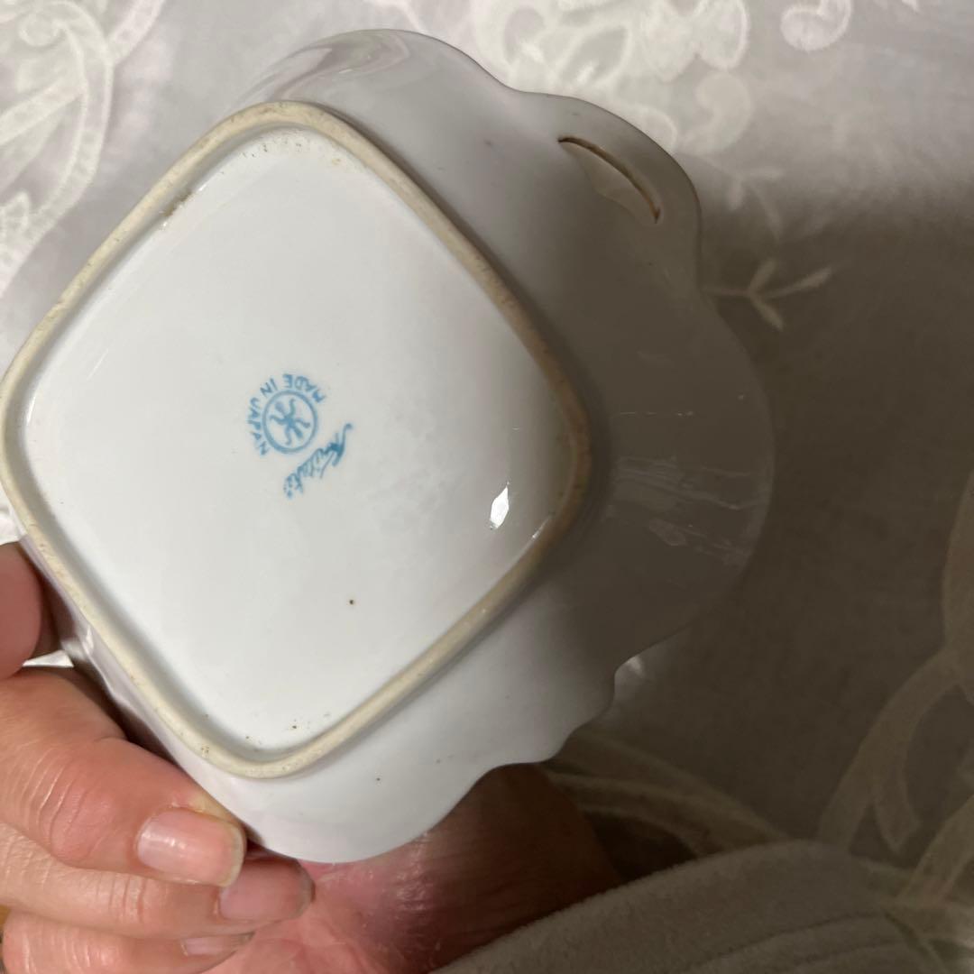 期間限定最終処分特価　オールドノリタケ　湖畔　持ち手付きトレイ　マルキ印