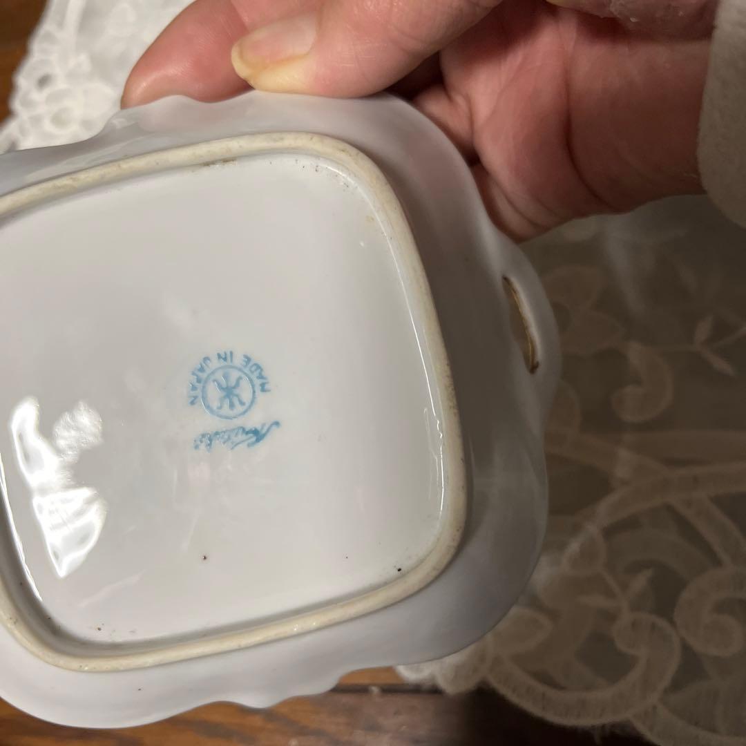 期間限定最終処分特価　オールドノリタケ　湖畔　持ち手付きトレイ　マルキ印