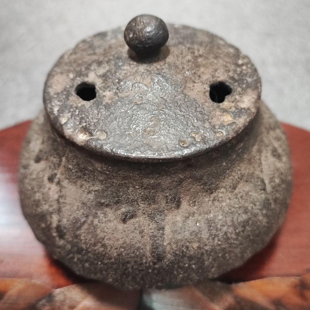 香炉　鉄器　アンティーク骨董品