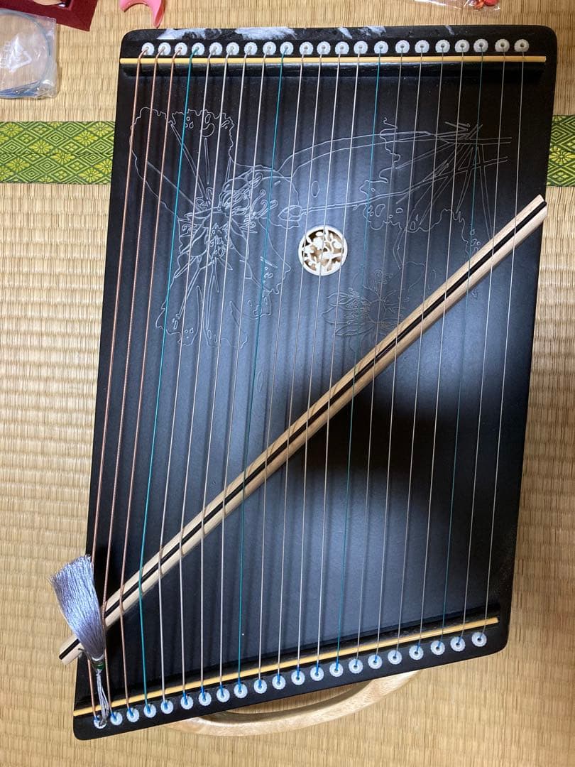 21弦古筝 フィンガートレー
