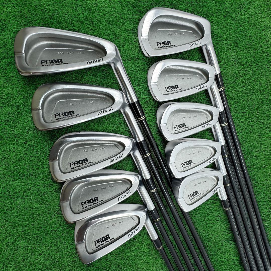 美品 名器 プロギア データ811 10本 アイアンセット 右打ち