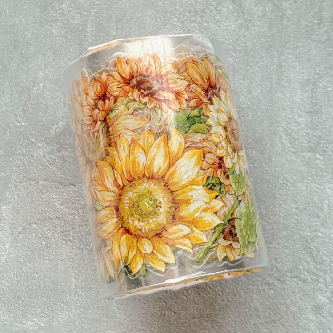 繁星梦屿《向阳而生》海外マスキングテープ　マステ 【2443】