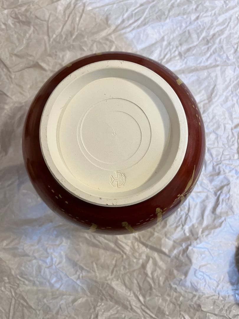 茶道具 皆具　橋本永豊　仁清写　金襴手　桐竹