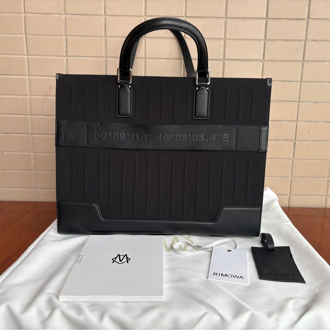 （予約販売） ビジネスバッグ ブラック ストライプデザイン