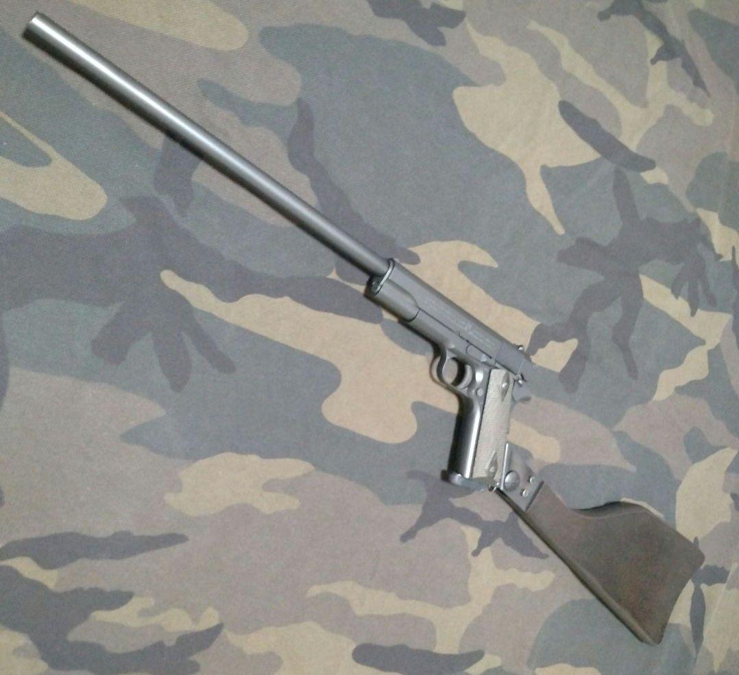 東京マルイ コルトガバメント M1911A1 ロングバレル　ストック　カスタム