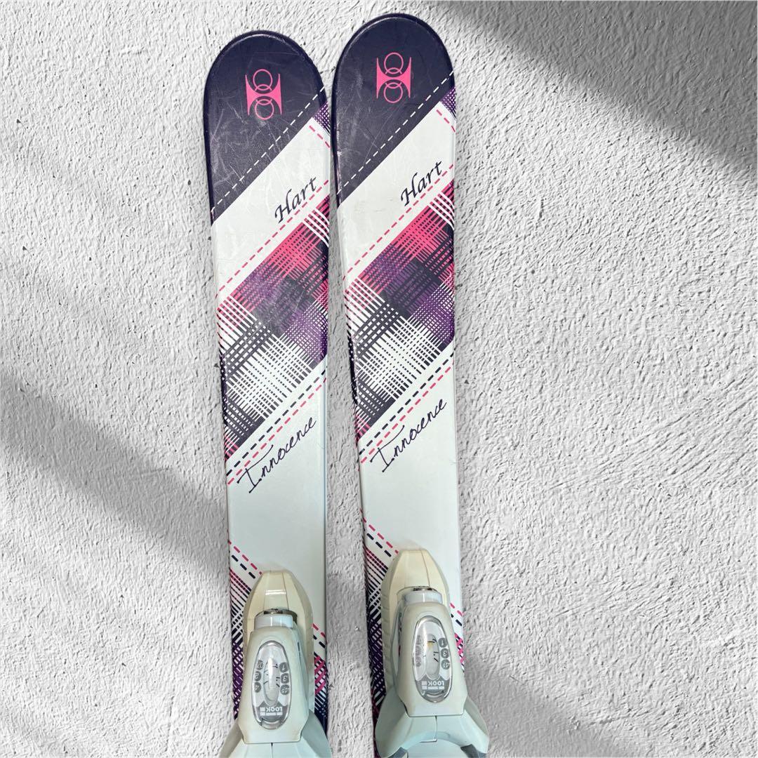 Hart ジュニア スキー 118cm 女の子用 ストック・Hartケース付き