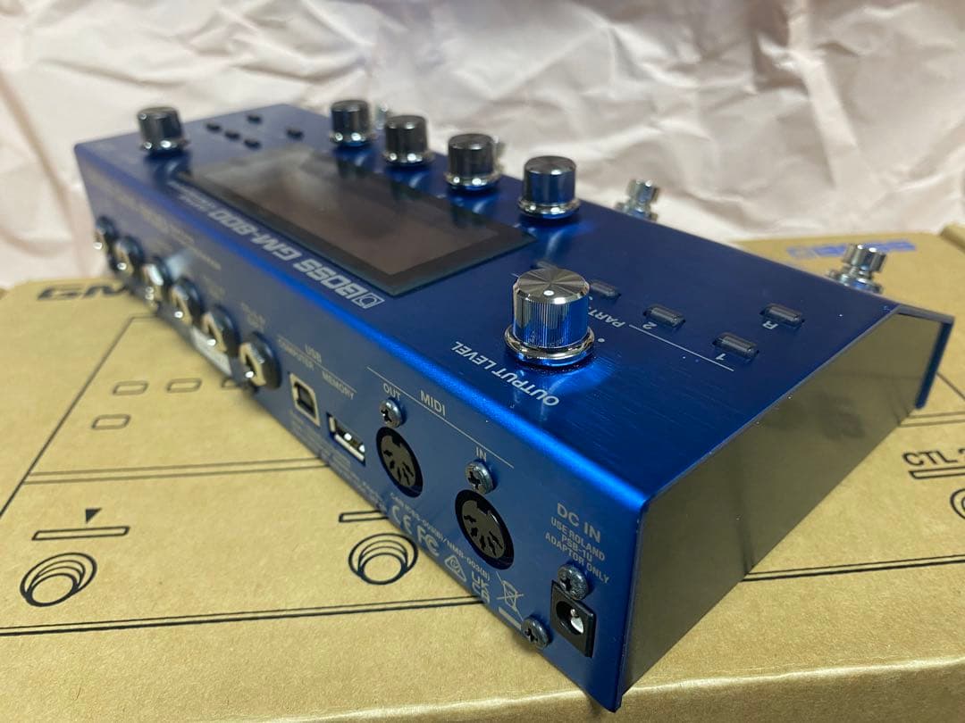 ギターシンセット EURUSU +GM-800＋CAJ MIDIペダル＋ケーブル