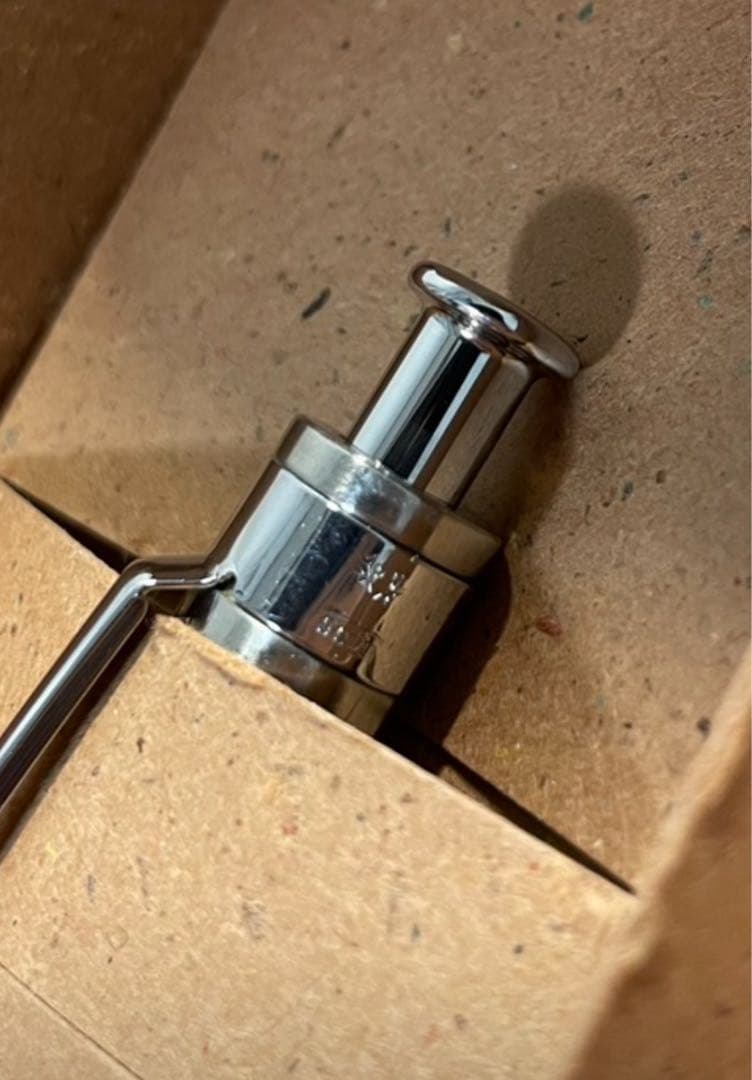 工房楔　花梨紅白　シャープペンシル　新型 固定式口金付き