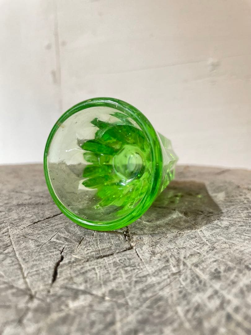 アイスクリーム コップ グラス ウラン 時代 アンティーク