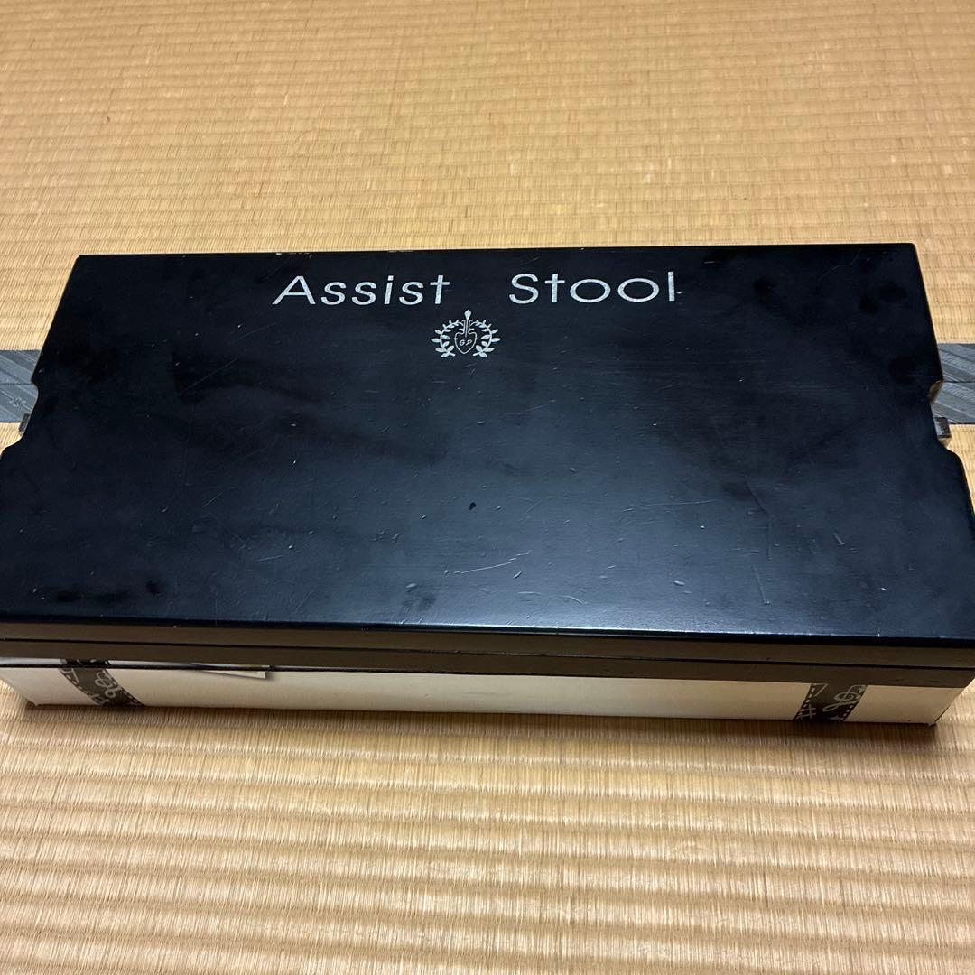 Assist Stool 黒 木製