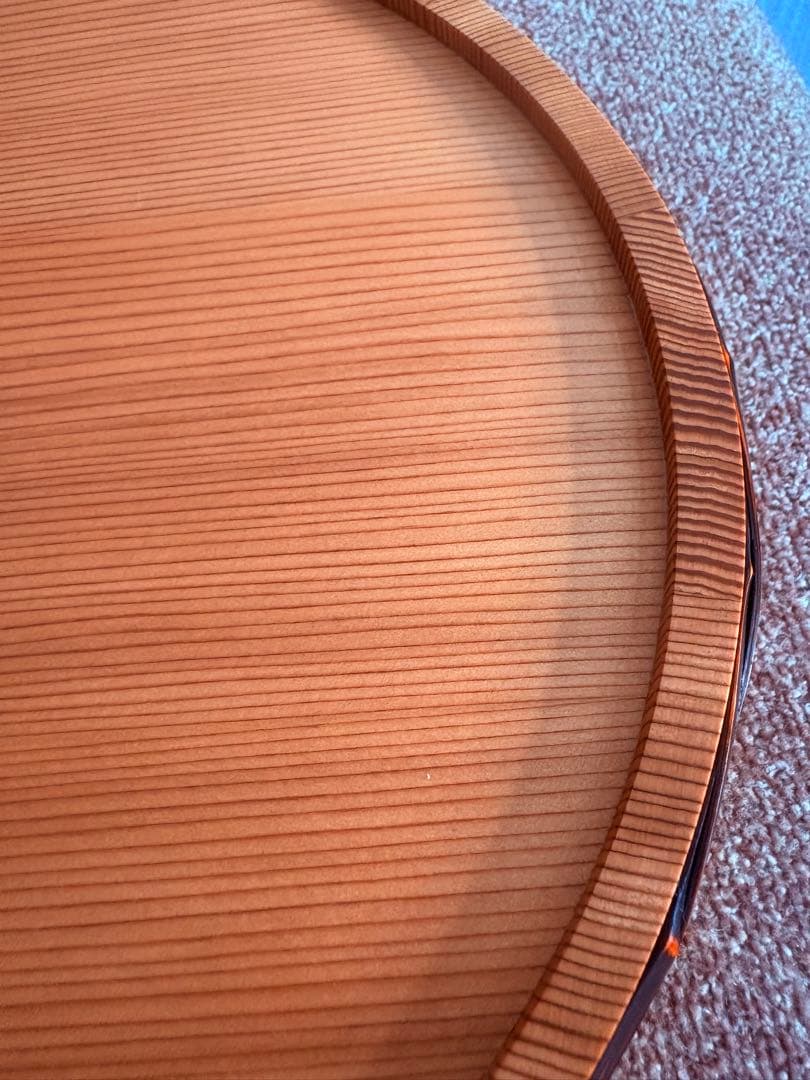 天然秋田杉！ 樽富かまた 桶樽 お盆 (菓子器) & 和柄箸袋セット