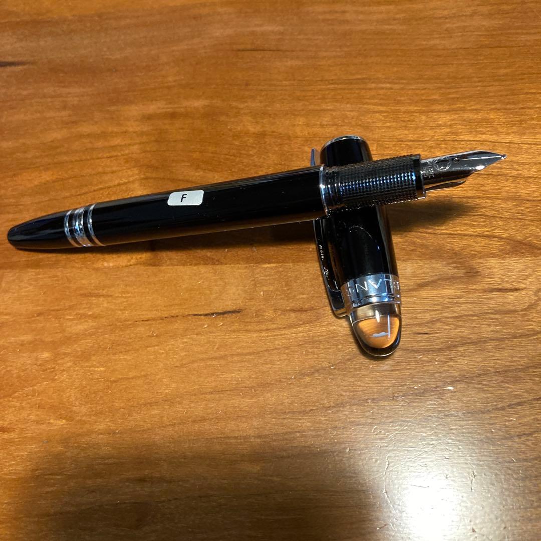 MONTBLANC 万年筆スターウォーカー黒・銀色ペン先F細字「自分へのご褒美」