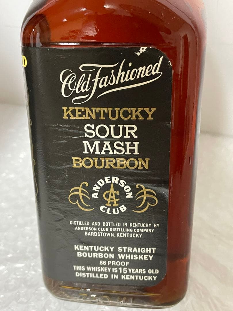 【未開封】ウイスキー　アンダーソンクラブ15年　バーボン　古酒