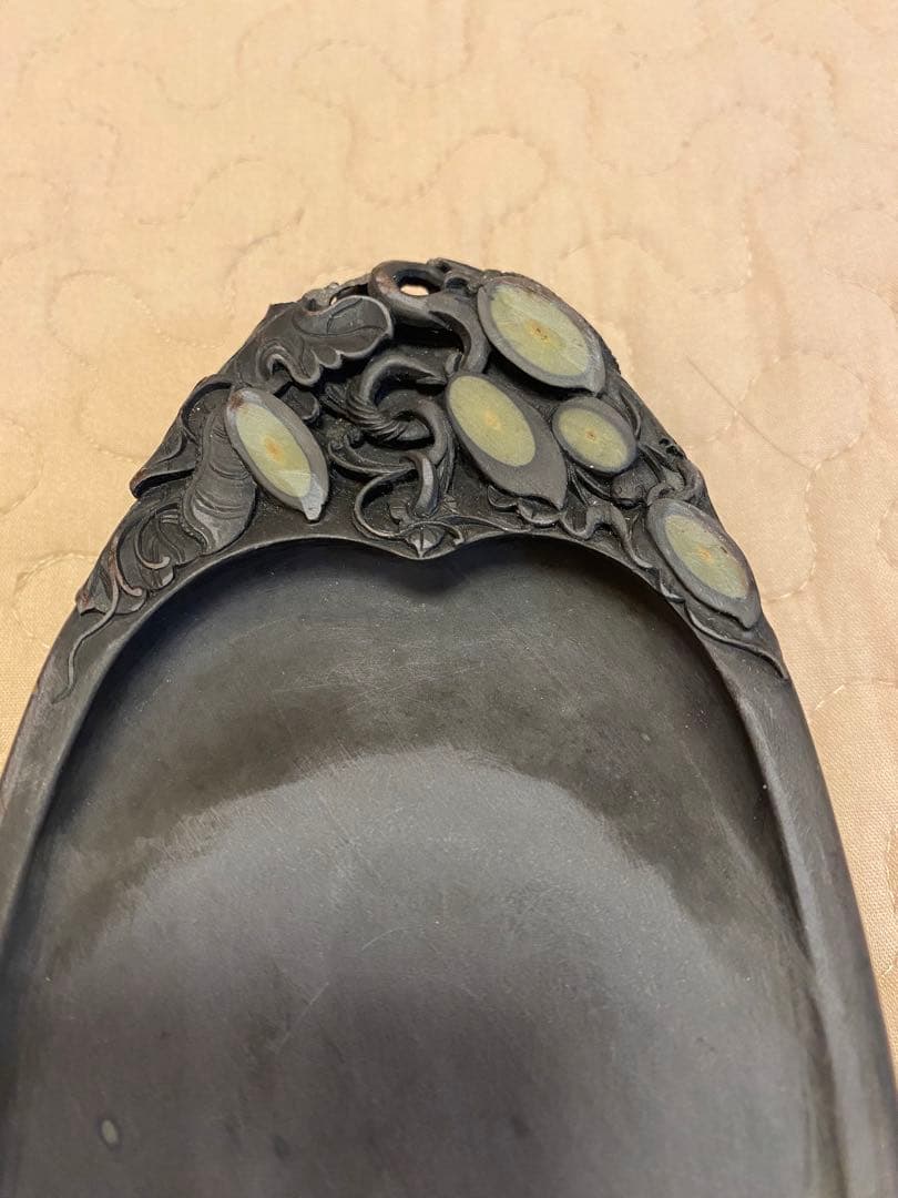 硯③再値下げ【新品未使用】端渓硯（麻子坑、眼入）