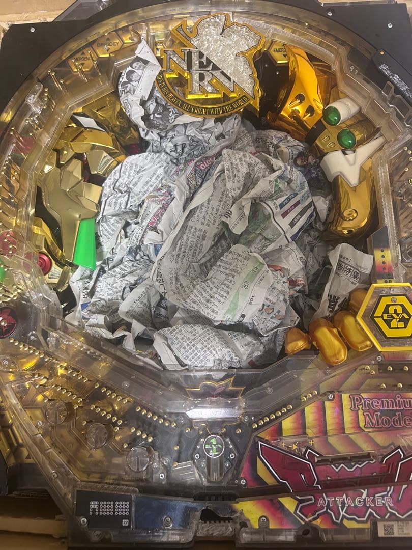 激レア　実機　エヴァ　パチンコ　CRAヱヴァンゲリヲン11 YR 甘デジ