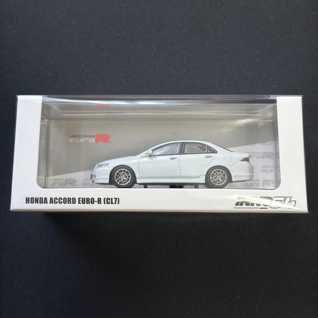 INNO64 ホンダ アコード ユーロR CL7 白 1/64
