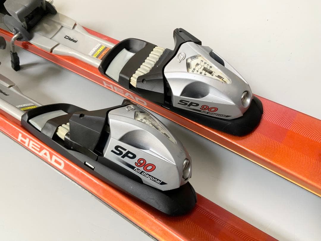 カービングスキー 4点セット　HEAD 板156cm／靴27.5cm